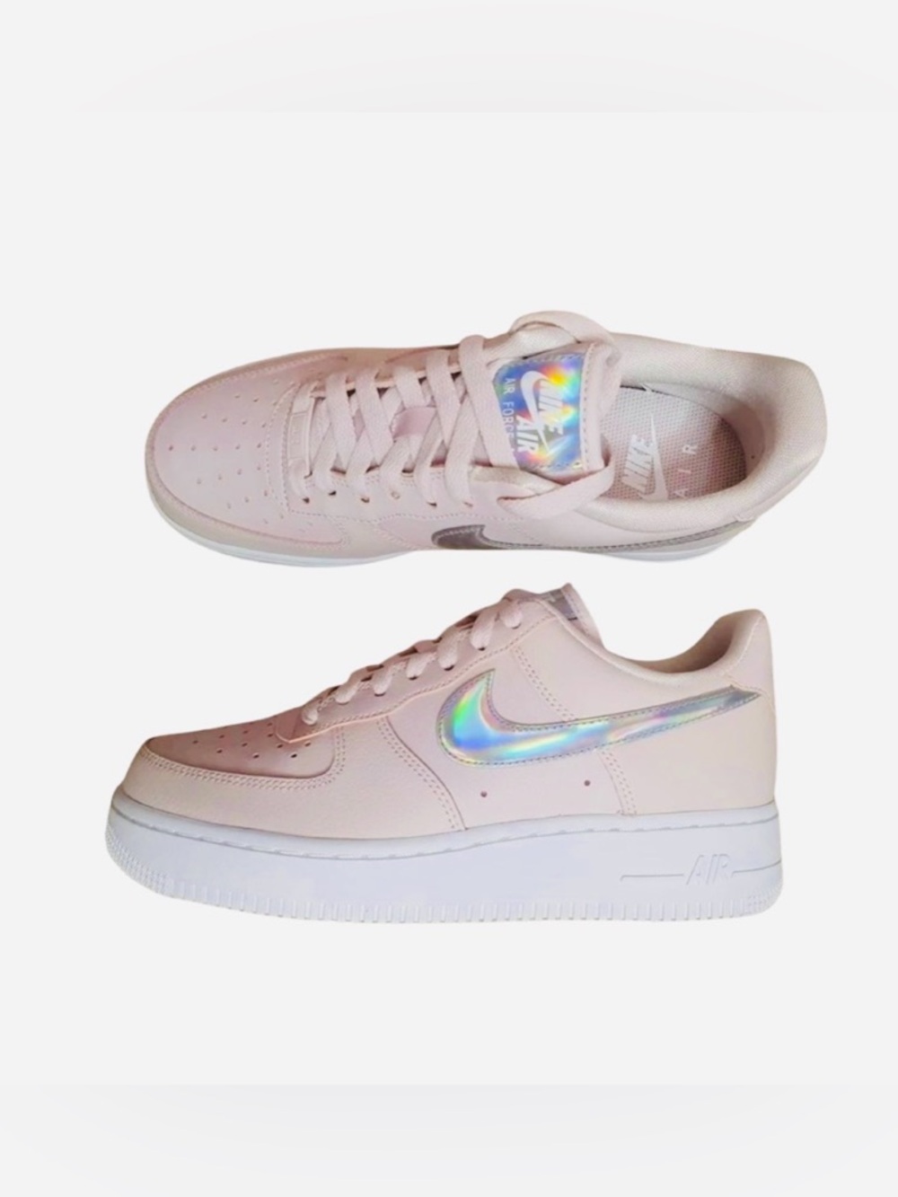 Nike Air Force 1 Low Pink Iridescent Size 6.5 Women
